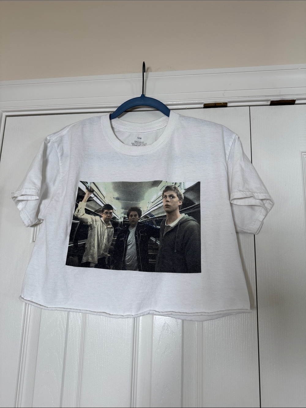 Forever 21 x Superbad Graphic Crop Top S/M Philcos train scene